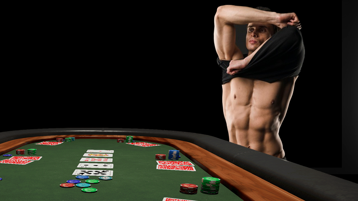 dominique aza add photo strip poker with a twist