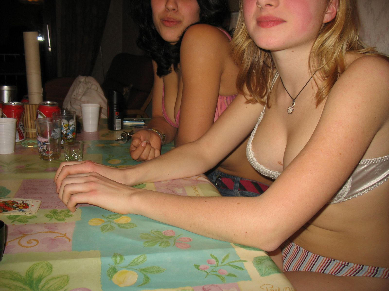 Best of Teen girls strip poker