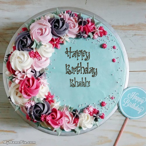 chris herriott add happy birthday bhabhi cake photo