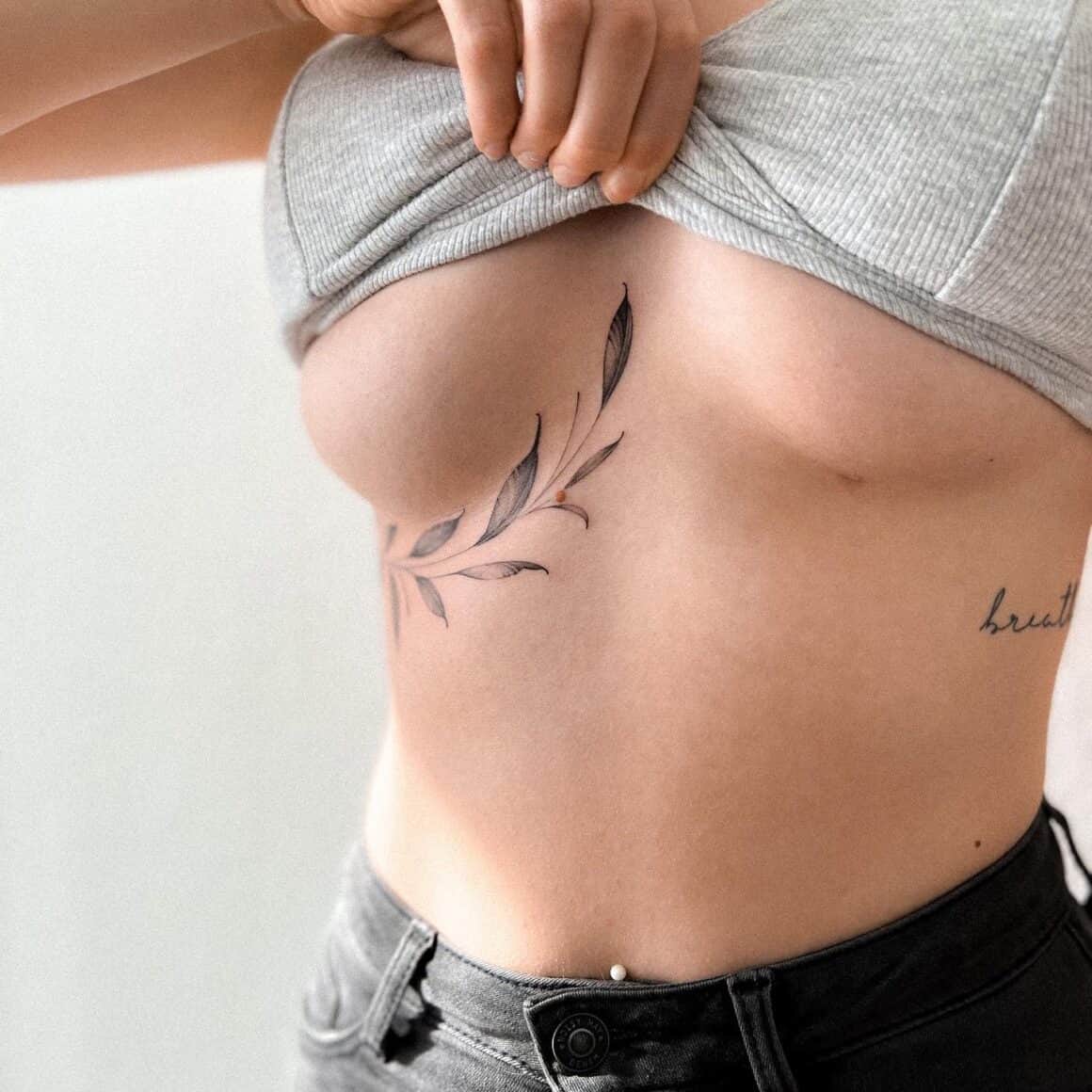 tattoo under boob