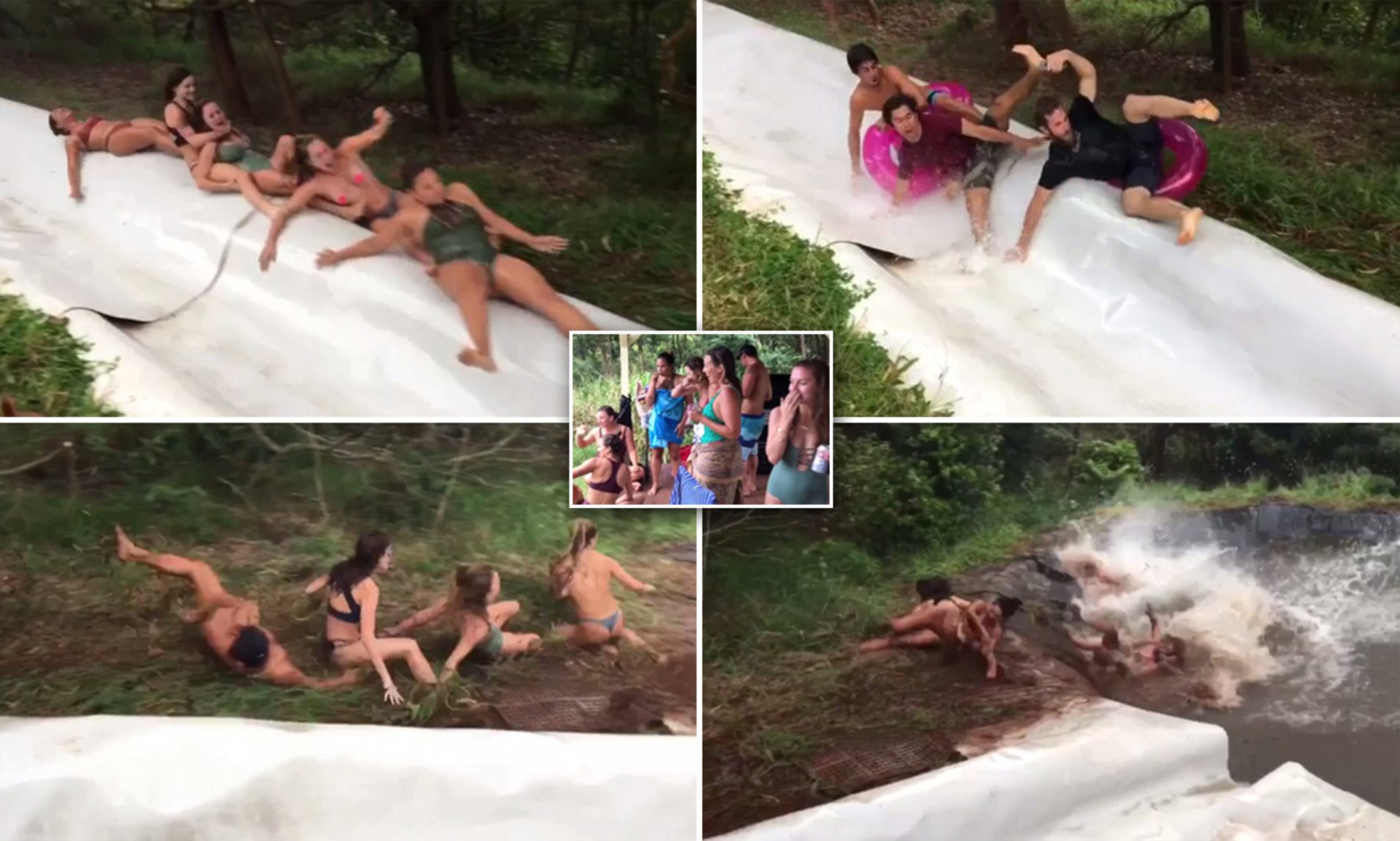 slip n slide naked