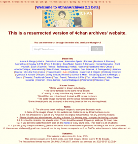 dennis crew recommends 4chan Archive Soc