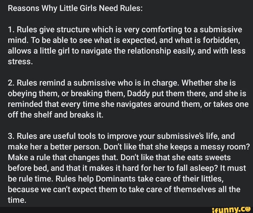 brittany matlock recommends Rules For Submissive Wife