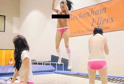 corwin chan recommends topless female trampolining world pic