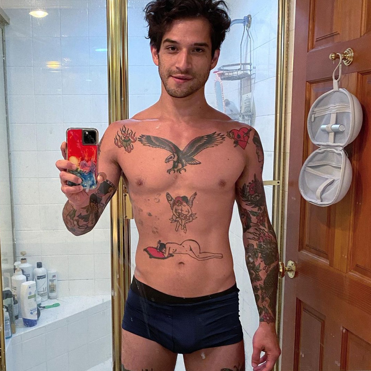 Tyler Posey Sex Tape blue skin