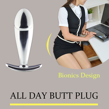 Best of Butt plug under skirt