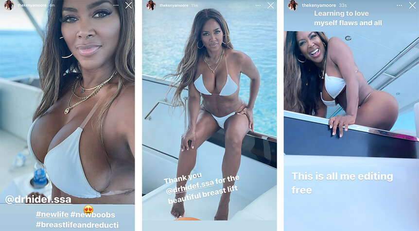 char franks recommends Kenya Moore Topless