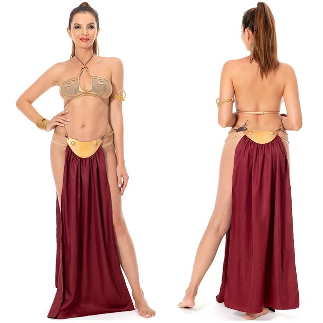 becky motes recommends Leia Gold Bikini Cosplay