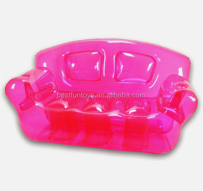 amor uy add pink blow up sofa photo