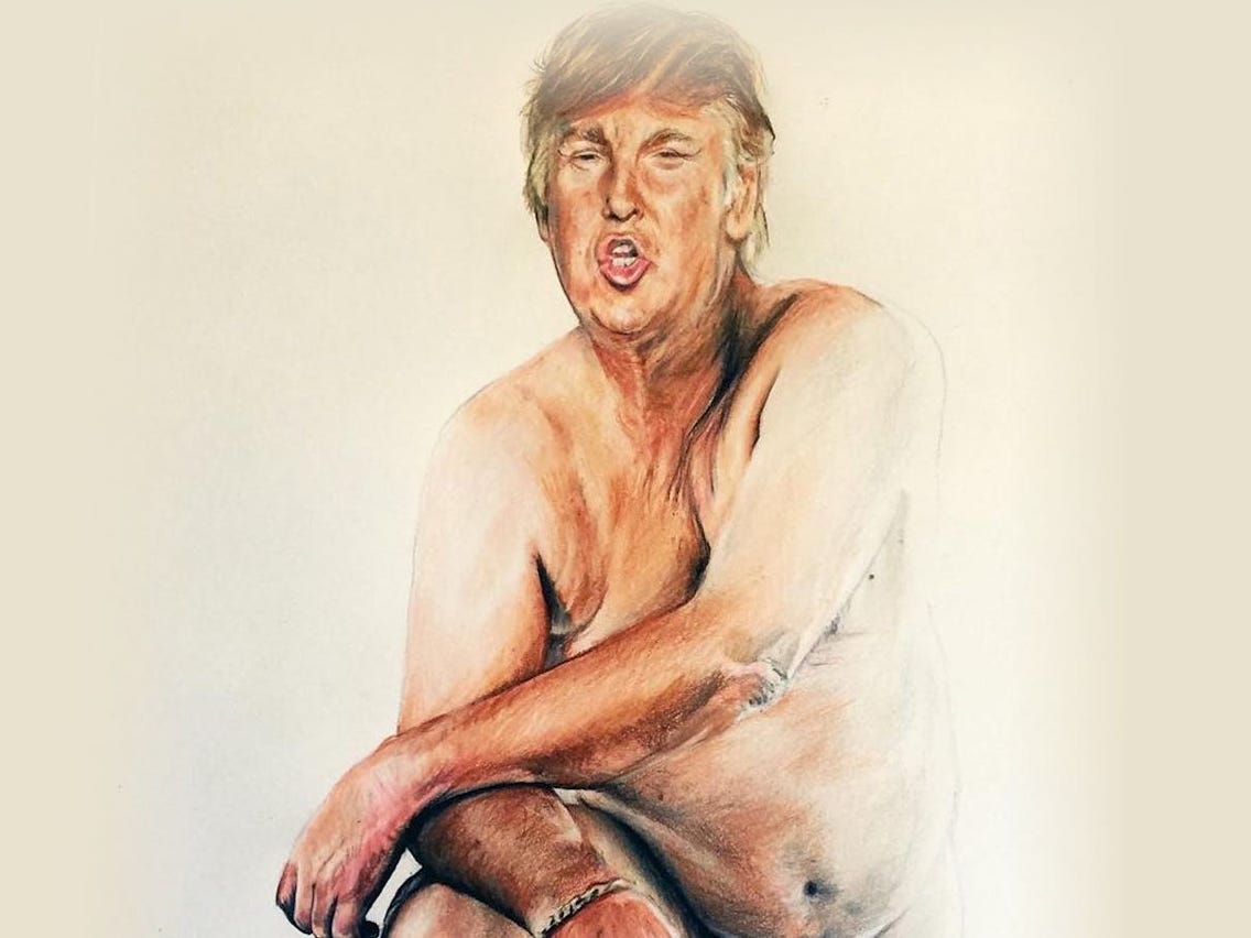 donald trump naked picture