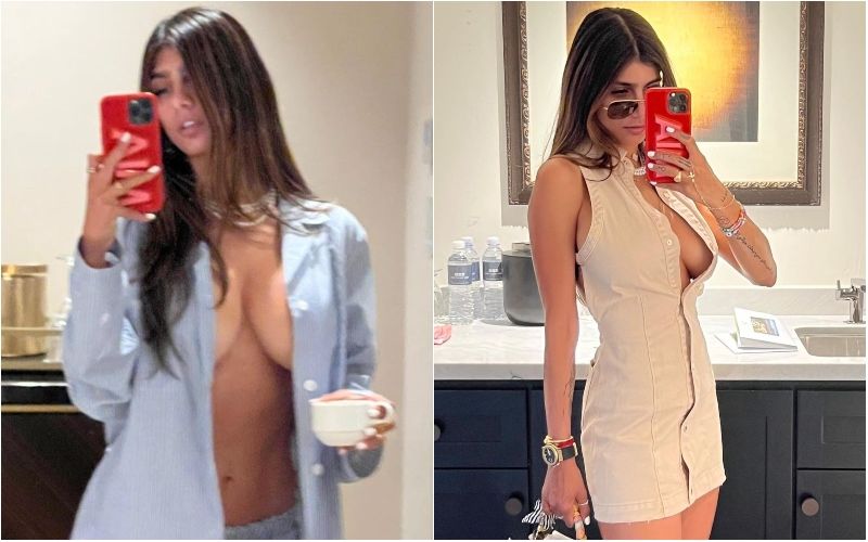 diana chiong recommends mia khalifa in dress pic
