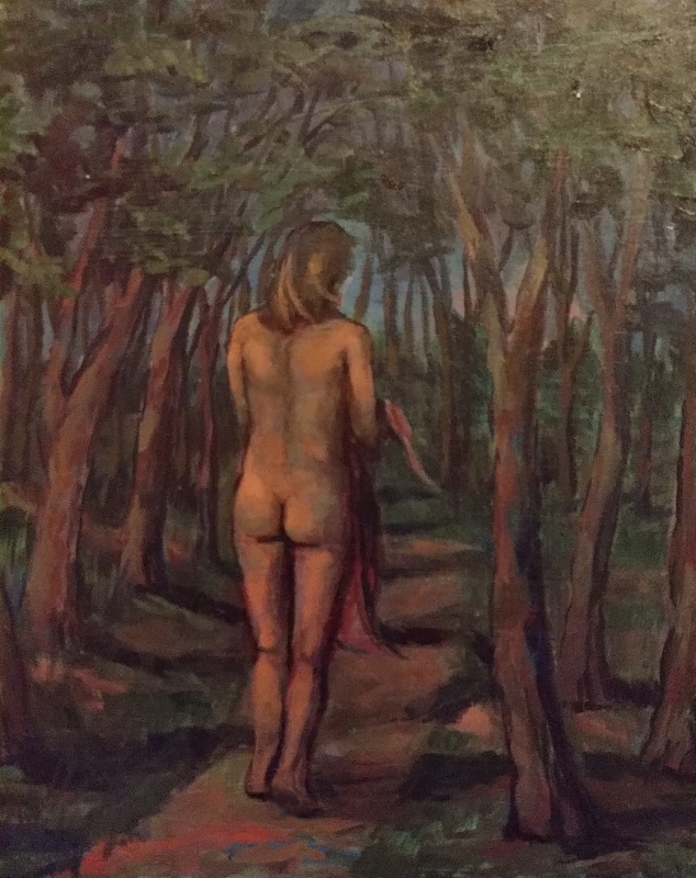 andy brear add photo walking nude in the woods