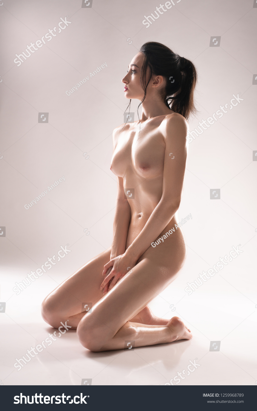 Best of Naked women on their knees