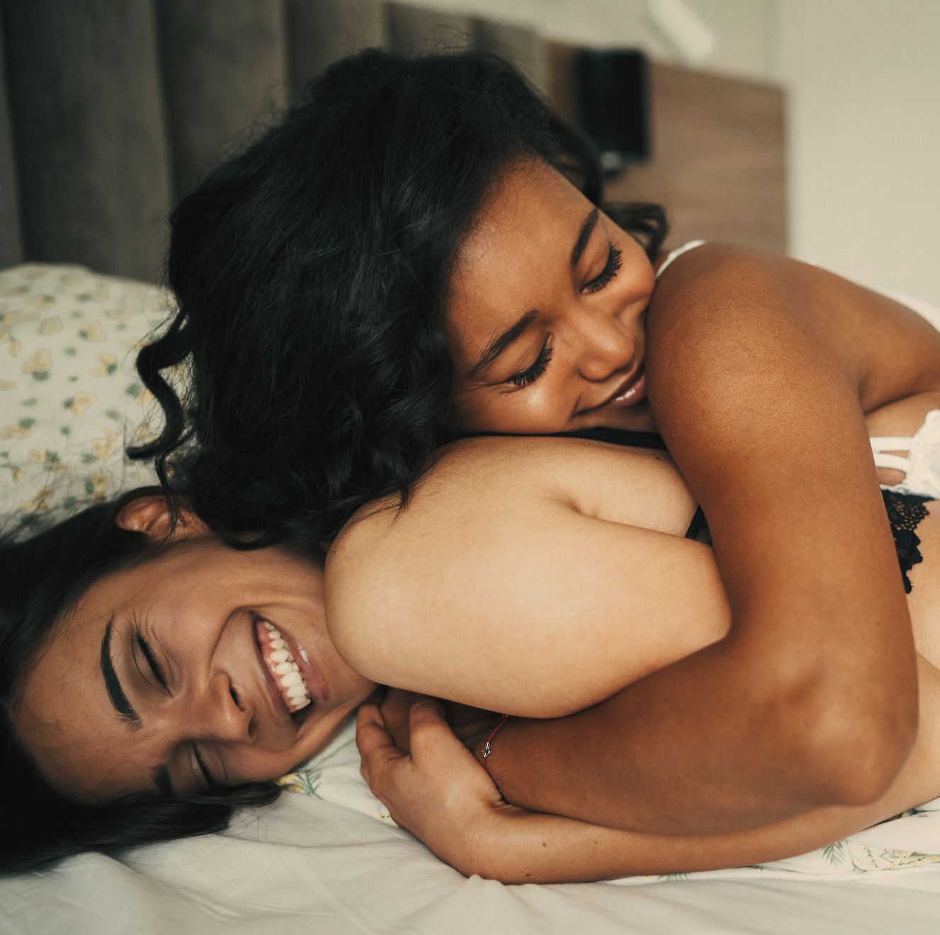 Best of Lesbian teen sleep sex