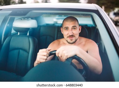 Best of Men driving naked
