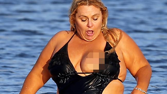 cameron tayler recommends boobs slip out of bikini pic