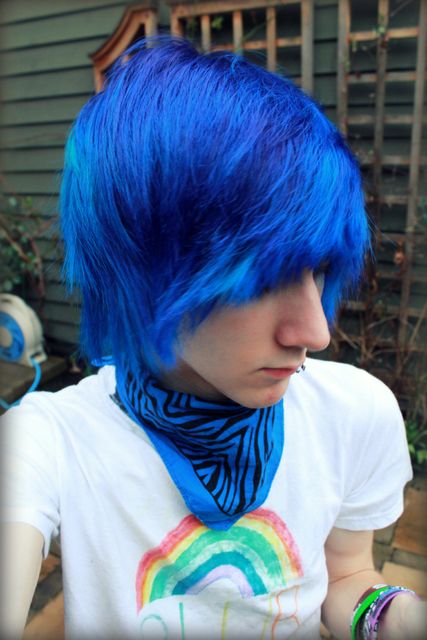 Best of Hot guys with blue hair