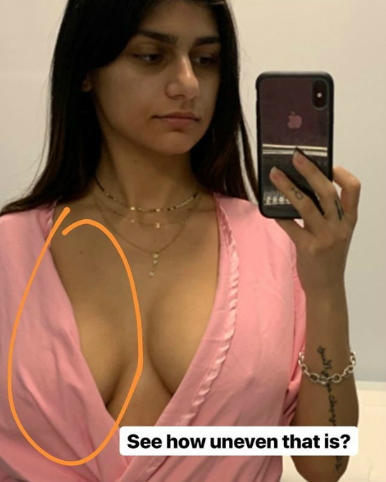 mia khalifa fake boobs