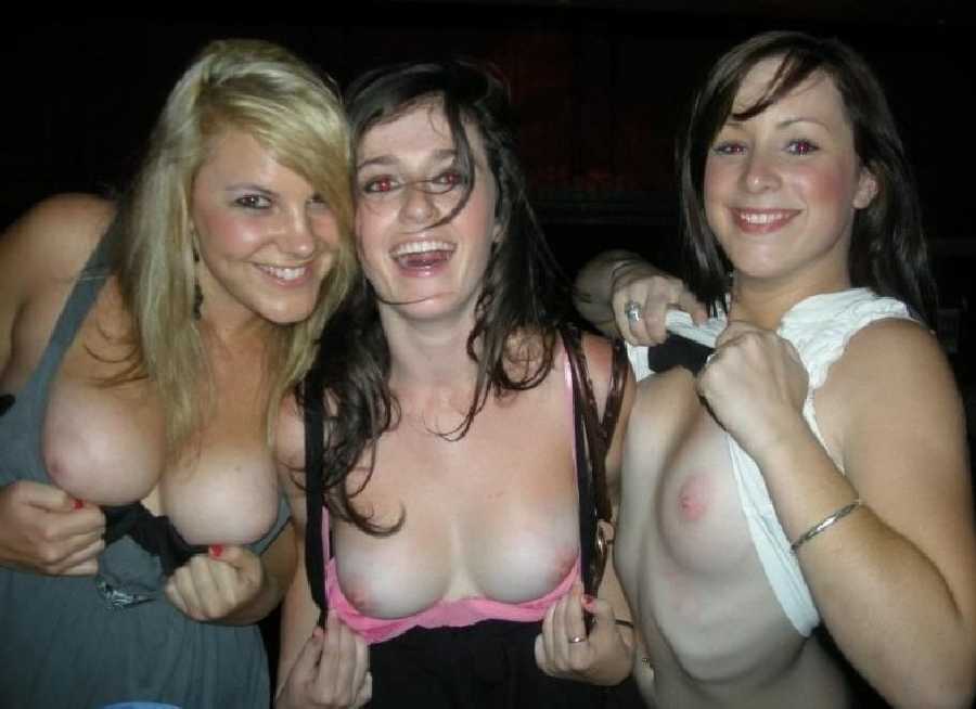 ladies flashing tits