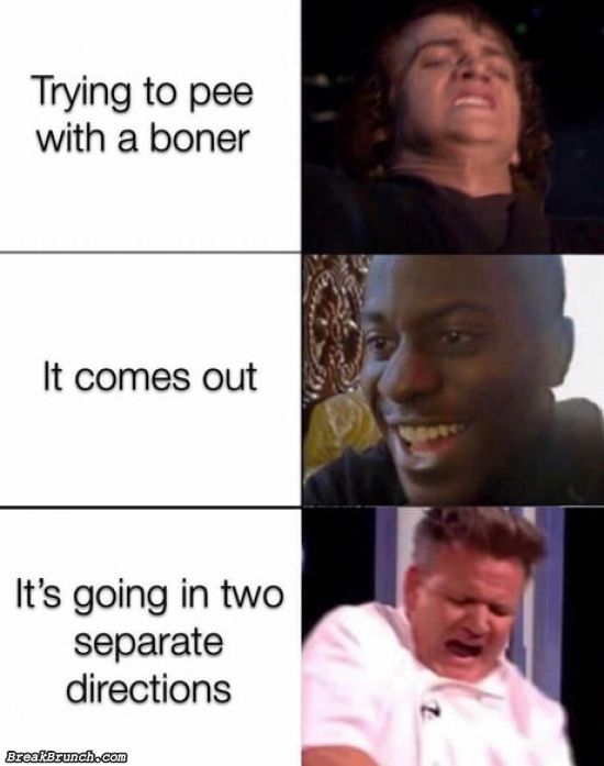 Best of Peeing with a boner meme