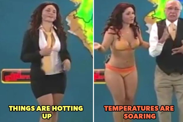 akif baig recommends Sexy Weather Girl Strips