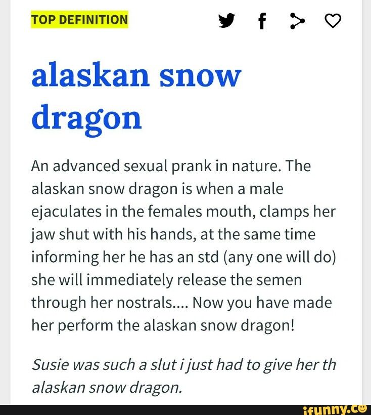 dallas stapleton recommends The Alaskan Snow Dragon