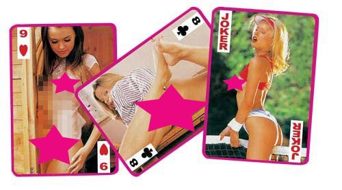 Naked Lady Playing Cards penetration igfap