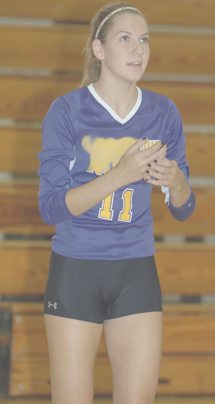 High School Volleyball Camel Toe are girls
