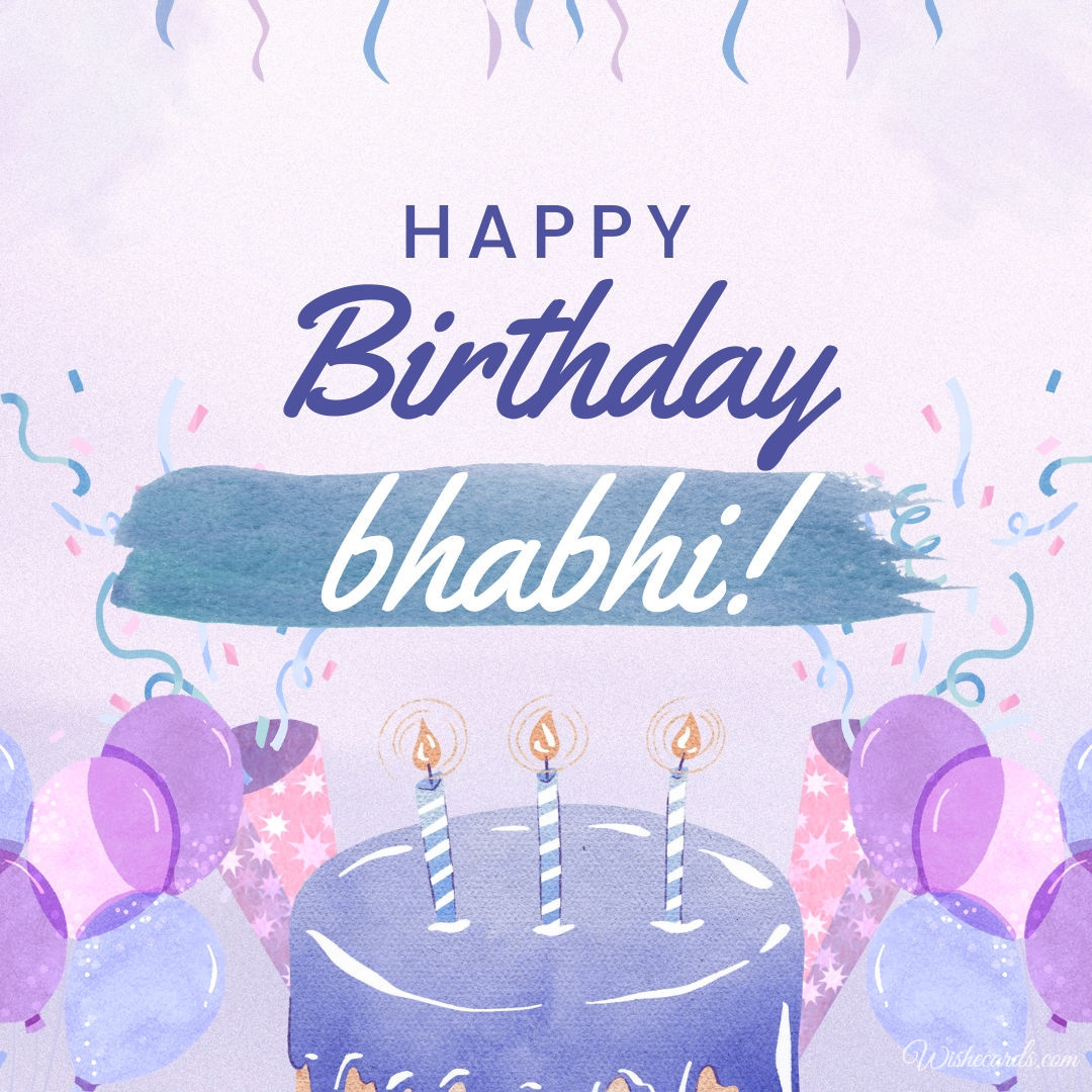 Best of Happy birthday bhabhi cake