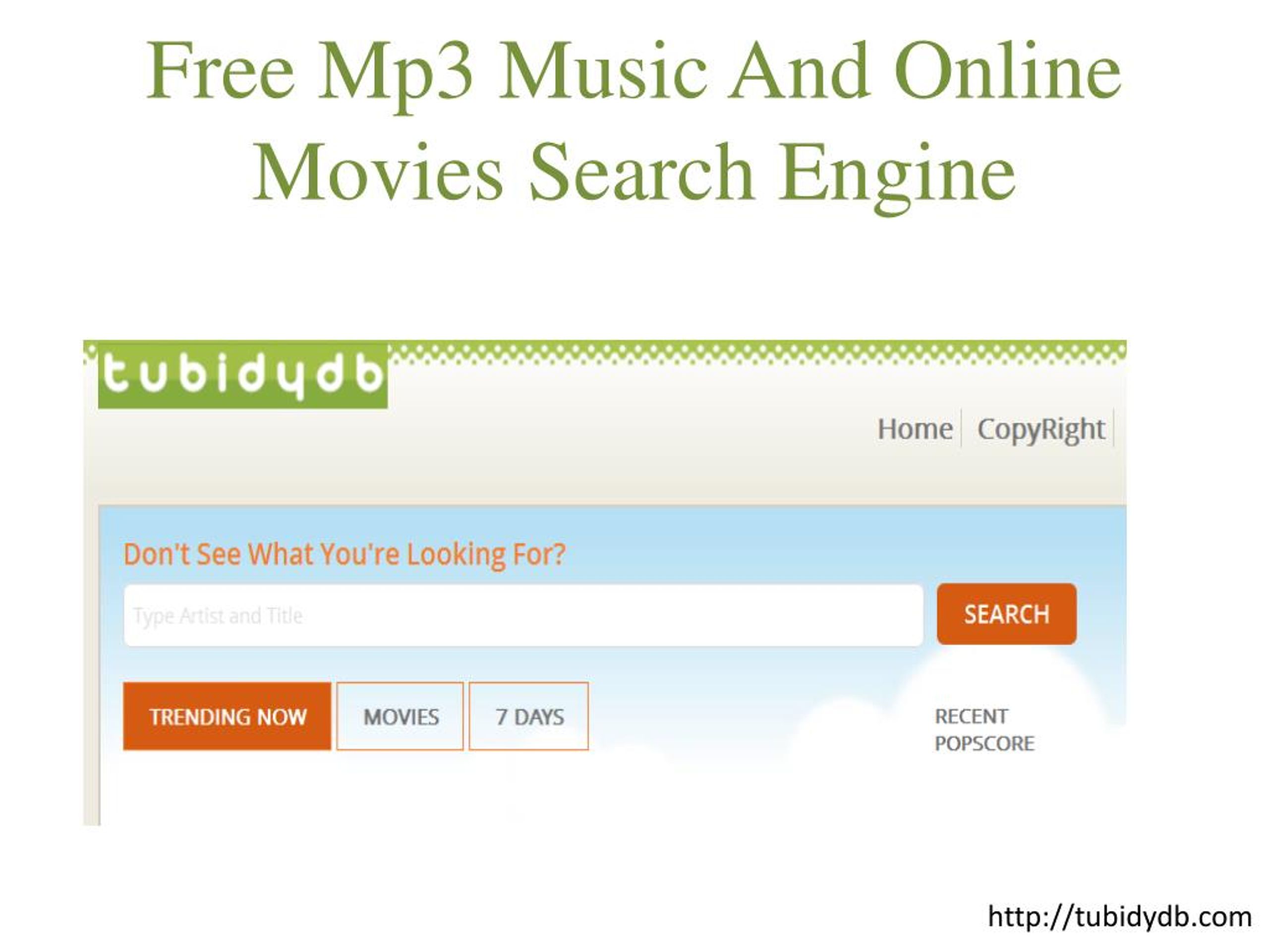 doug benner recommends Tubidy Free Mp3 Search Engine