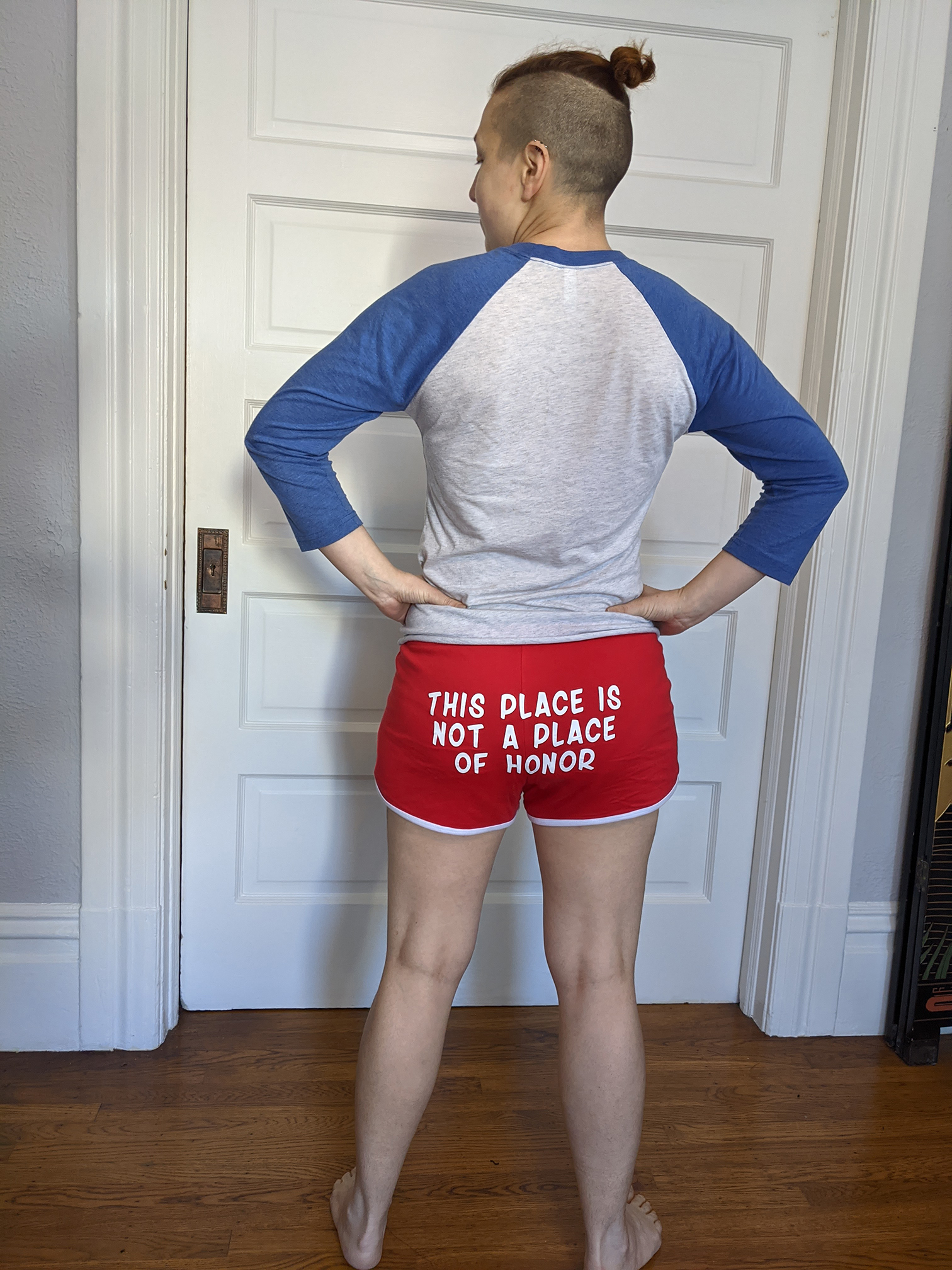 david hayat add photo wife in booty shorts