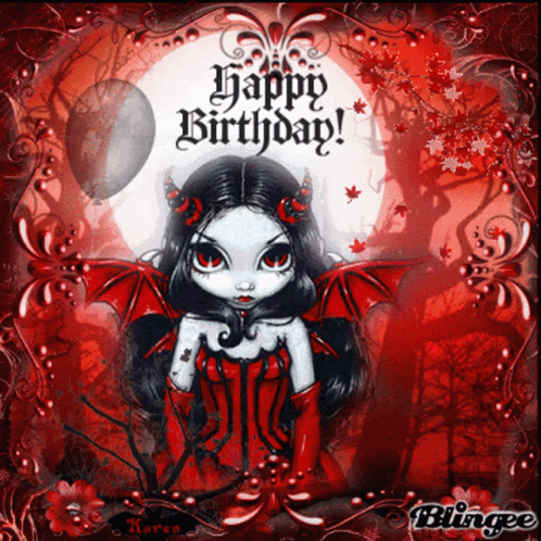 adrienne wayman recommends Happy Birthday Gothic