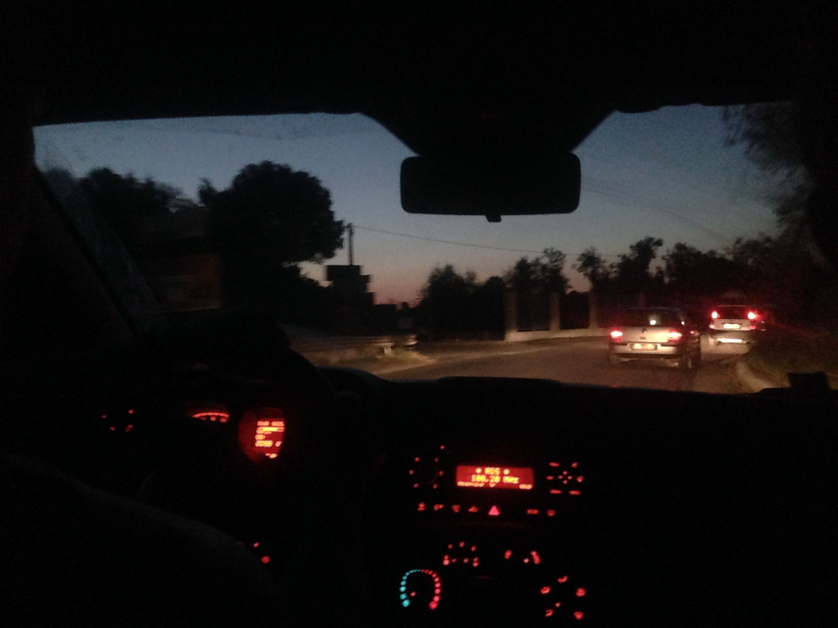 abby shull add picture of inside car at night photo