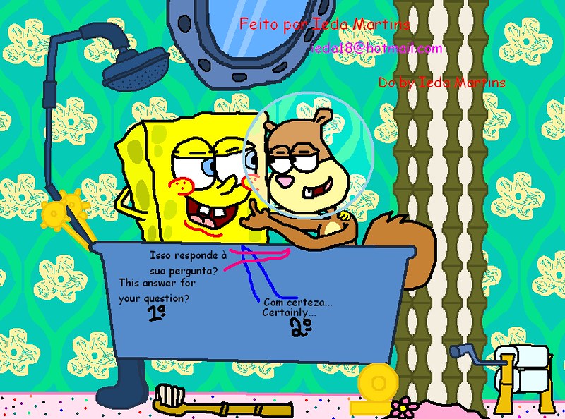 brittnee gardner recommends spongebob and sandy doing it hard in bed pic