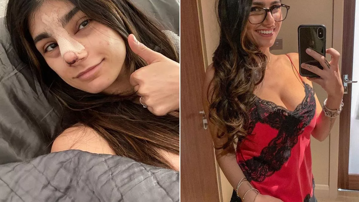 dan tiffany recommends mia khalifa nude before boob job pic