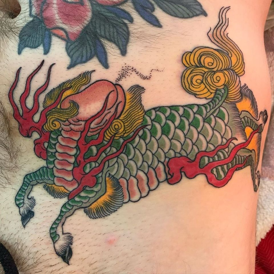 diana garner share dragon cock tattoo photos