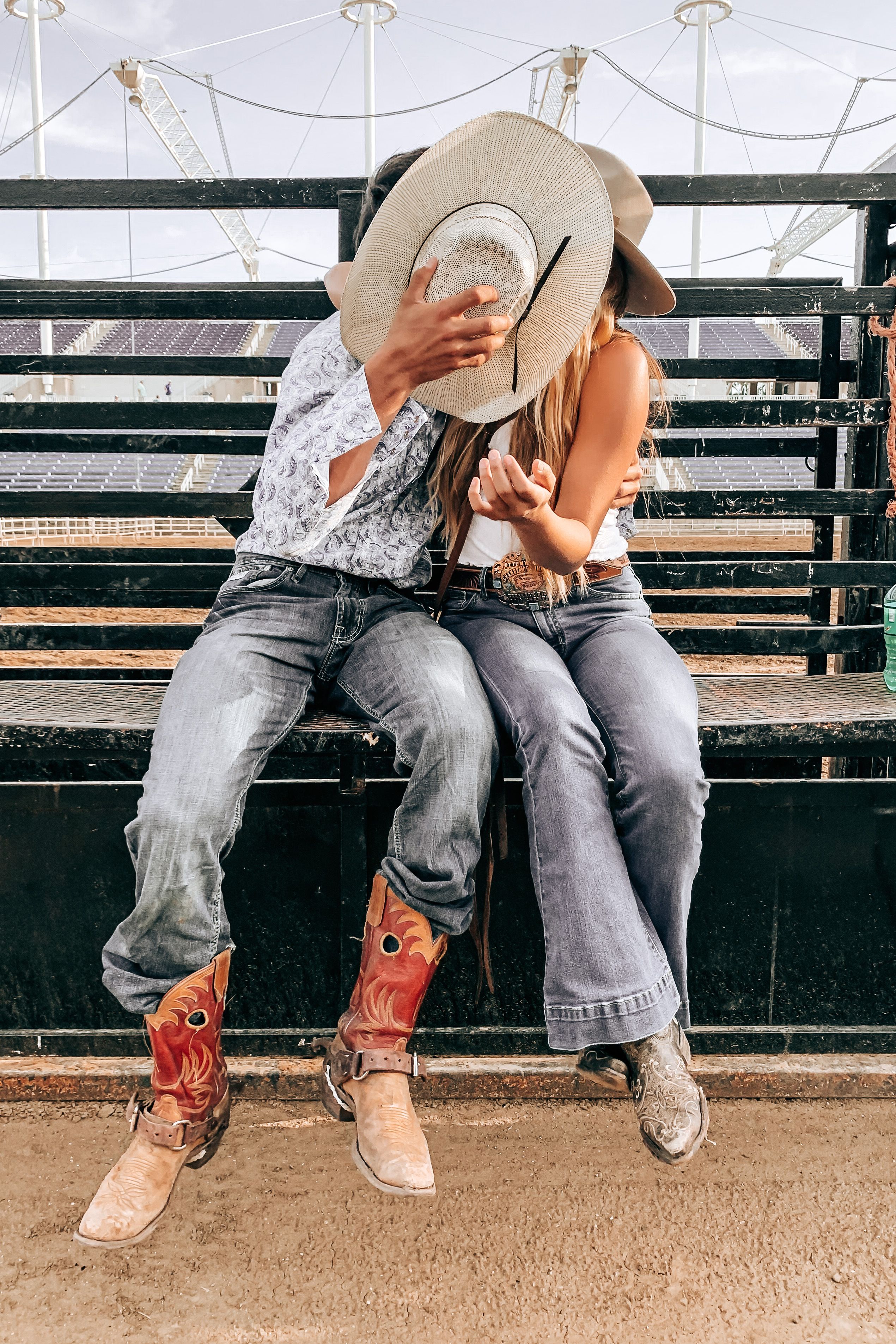 careles whisper add photo cute cowboy cowgirl rodeo couple