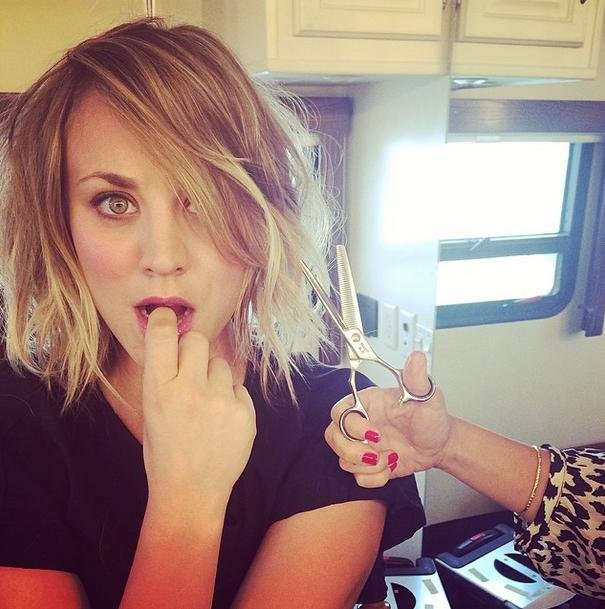 kaley cuoco photos short hair