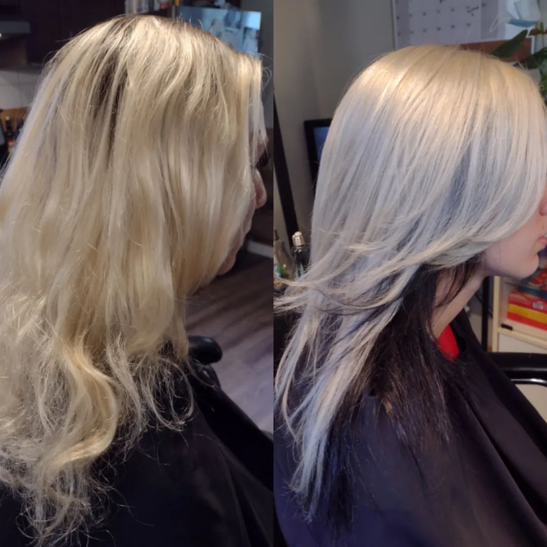 bobbi ferrell recommends black and blonde underneath hair pic