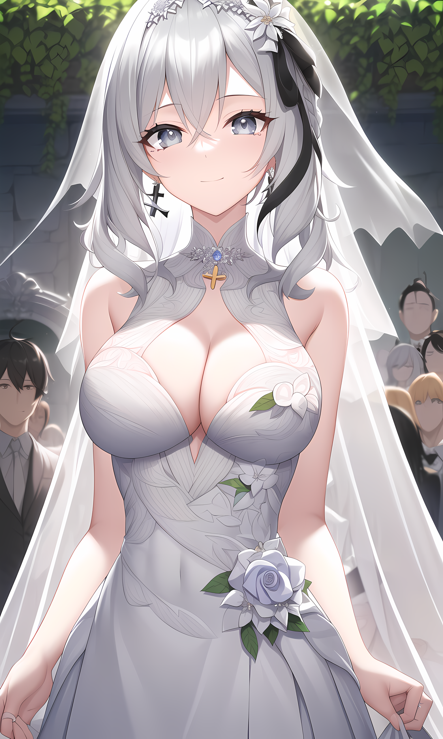 camille liang recommends anime girls ina white dress big boobs pic