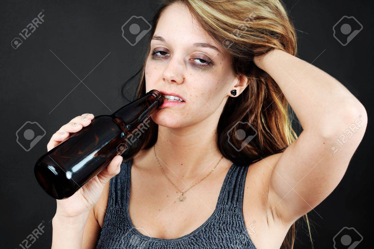 picture of a drunk girl