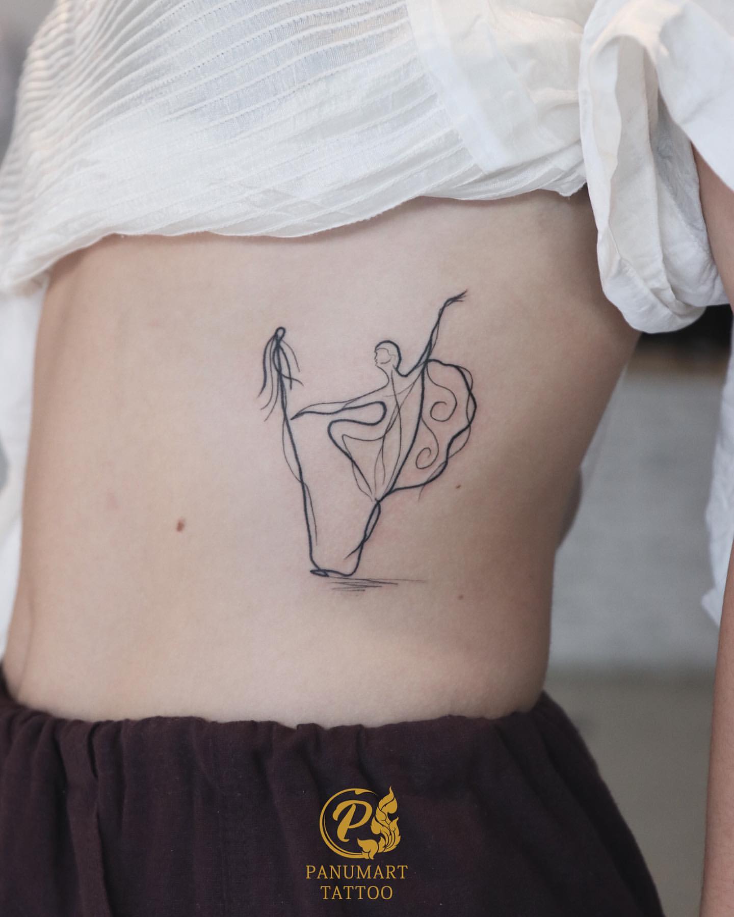 celine pena add girl tattoos on rib cage photo