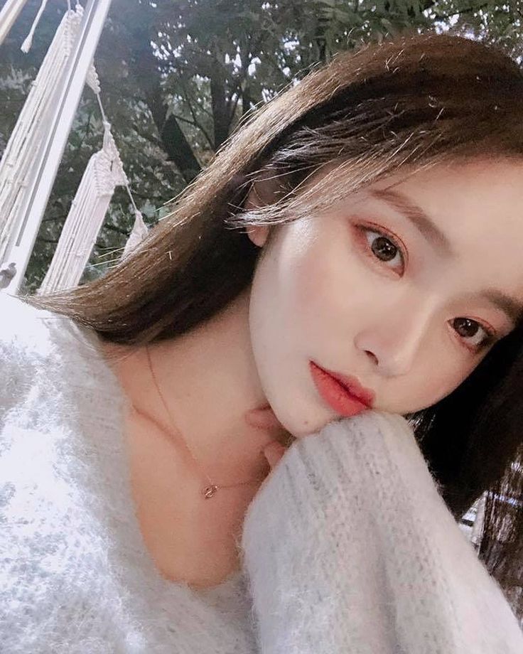 Cute Korean Girl Selfie girl nake