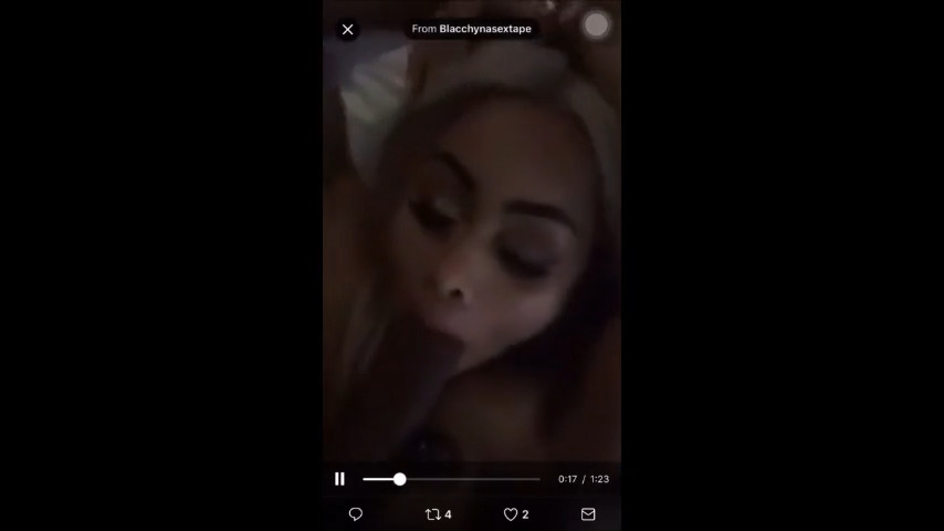 blac chyna blowjob video