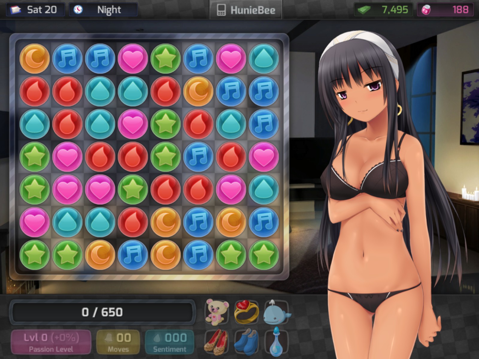 antoinette russo recommends huniepop what to do with panties pic