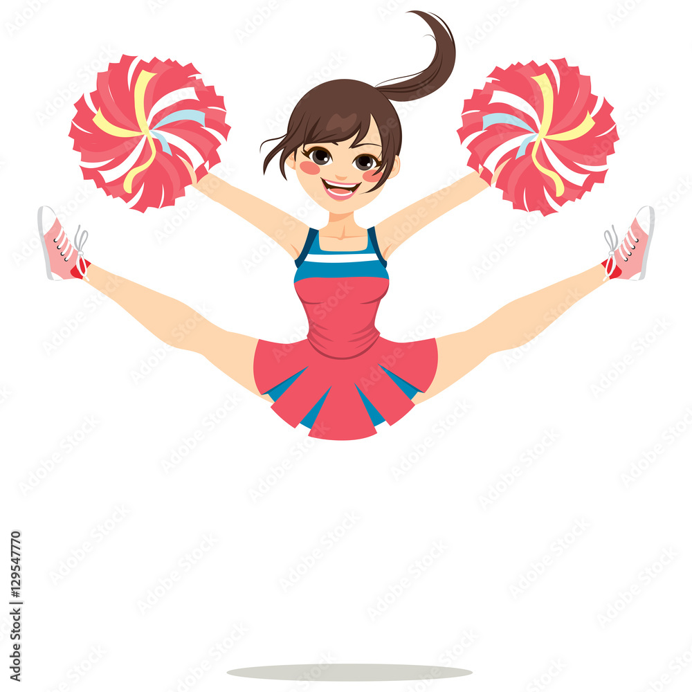 cheerleader legs spread
