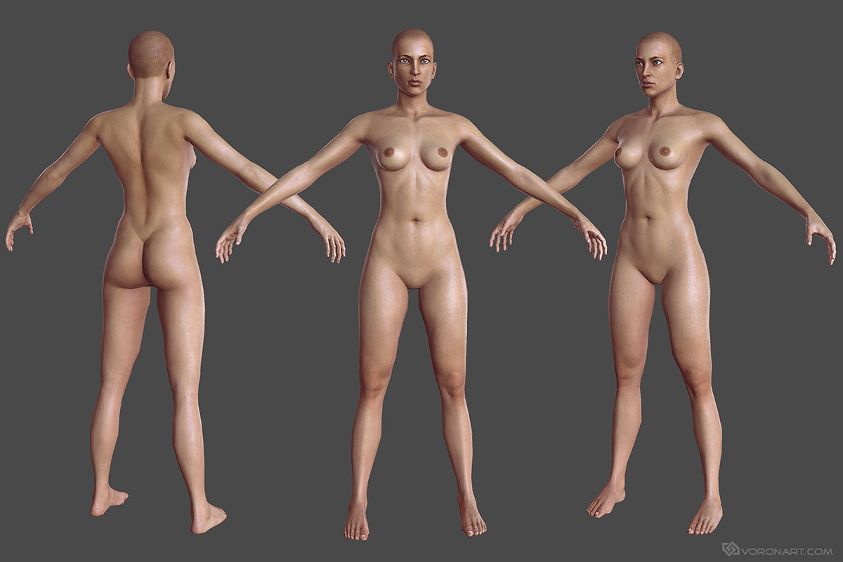 dillan decandt recommends nude 3d model pic