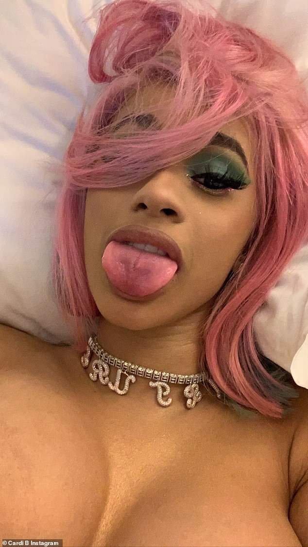 dean rigby recommends cardi b long tongue pic