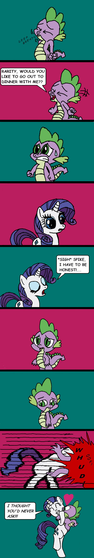 deloris hayes recommends spike x rarity comic pic