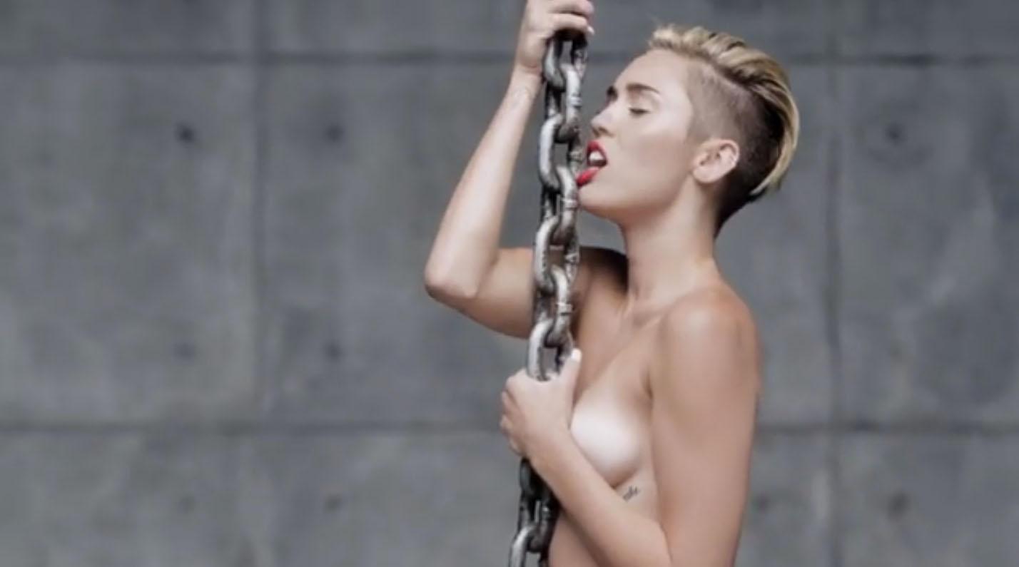 doug saint add photo miley cyrus naked on wrecking ball